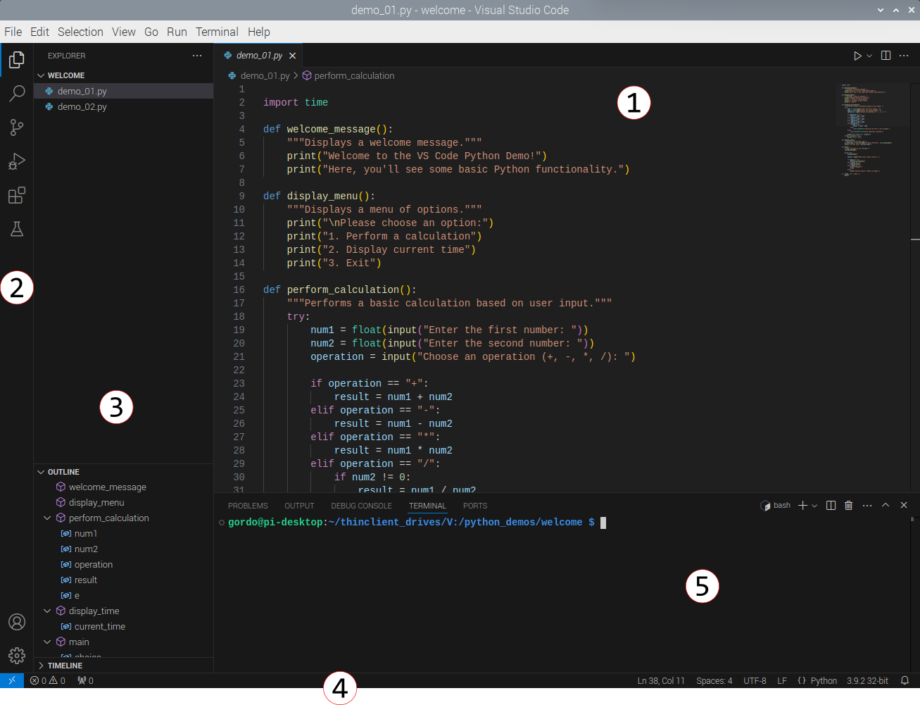 VS Code - User Interface elements